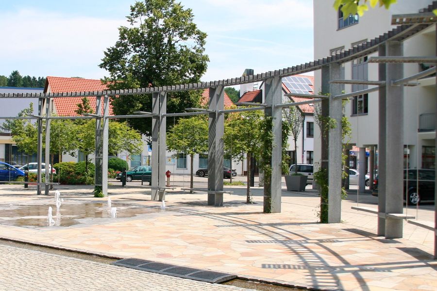 Pergola Marktplatz Gemeinde Gilching